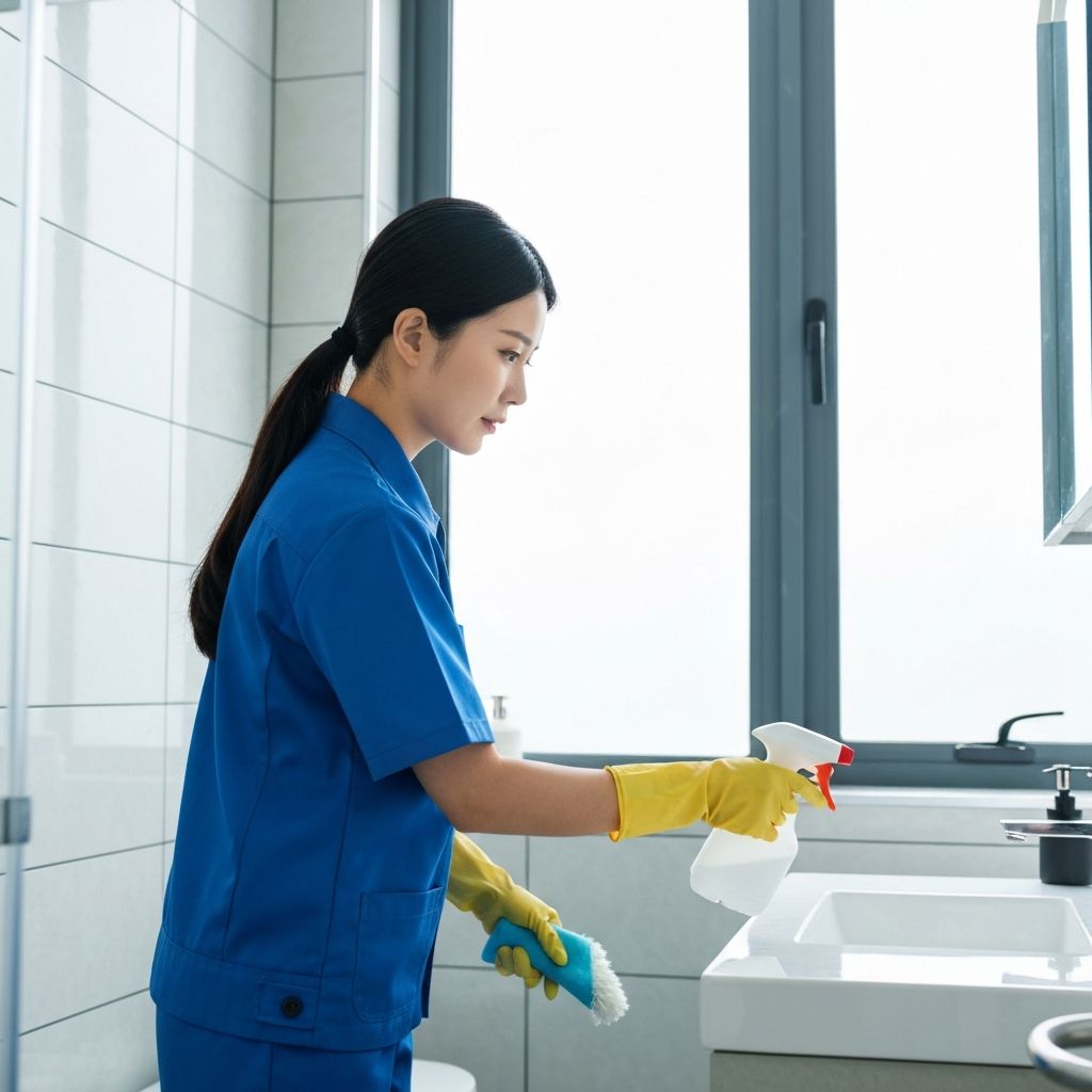 욕실 청소